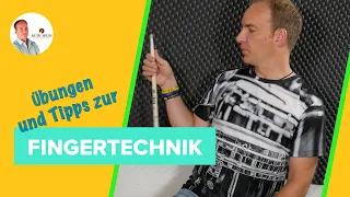 Fingertechnik - Wie? Warum? Wozu? Übungen und Tipps vom Profi Rudi Hein - Schlagzeug lernen online