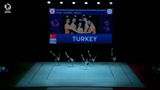 Turkey - 2021 Aerobics Europeans, groups final