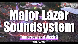 Major Lazer  | Tomorrowland 2022 Weekend 3