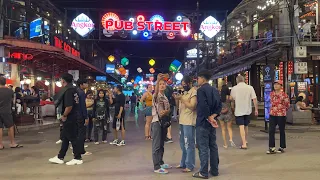 Night Walk in Siem Reap, Cambodia 🇰🇭 Downtown around Pub Street with vibrant Nightlife in 2023