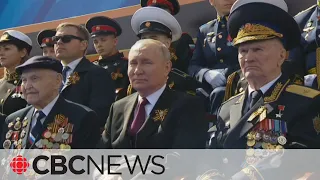 Russian forces target Ukraine as Putin leads Victory Day events