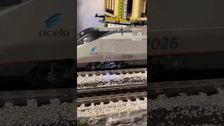 Lionel Amtrak Acela. One of Fastest Trains! #train #modelrailroad #lioneltrains