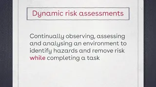 What is a dynamic risk assessment? | Risk Assessment Training | iHASCO