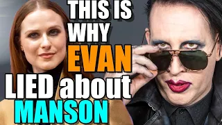 The real reason why Evan Rachel Wood FALSELY accused Marilyn Manson?