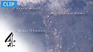 London and the River Thames Seen from the ISS | Space Week Live | Channel 4