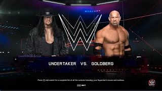 WWE FULL MATCH UNDERTAKER VS GOLDBERG