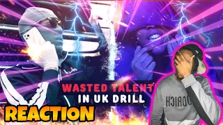 AMERICAN REACTS TO UK DRILL | WASTED TALENTS ft.(OFB SJ, SUSPECT AGB, 2SMOKEYY)