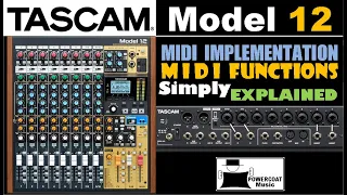 Tascam MODEL 12: MIDI Implementation Explained