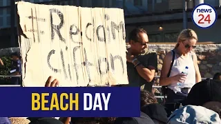 WATCH: Residents clash with protesters over slaughter of sheep at Clifton beach