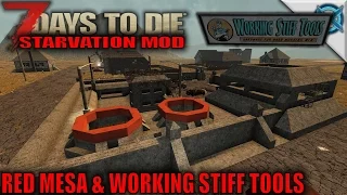 7 Days to Die Modded | Red Mesa & Working Stiff Tools | SP Let's Play Gameplay | A15 S01E14