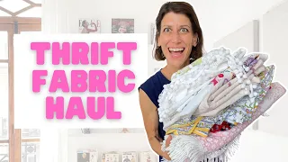 Thrifty FABRIC Haul and SEWING Plans