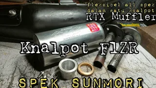 knalpot F1ZR flange booster spek sunmori..! fleksibel all spek dalam satu knalpot.. #mbajingtech