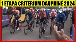 1 ETAPA CRITERIUM DAUPHINÉ 2024 REMCO Evenepoel Primoz ROGLIC Santi BUITRAGO