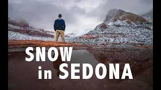 Landscape Photography | Snow Storm in Sedona, Arizona