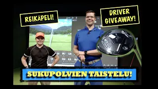 DRIVER ARVONTA! & JUNIOR VS SENIOR REIKÄPELI! - Golf Oulu - Trackman golf - Zippi Golf