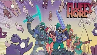 Fluffy Horde - Gameplay ( PC ) Fight Cute Bunnies