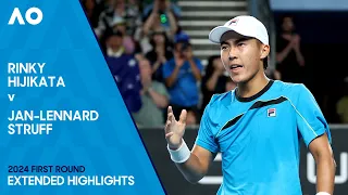 Rinky Hijikata v Jan-Lennard Struff Extended Highlights | Australian Open 2024 First Round