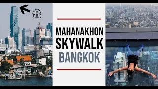 Mahanakhon SkyWalk-walking on a glass floor on the top of the tallest building in Thailand