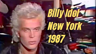 Billy Idol - interview New York 1987