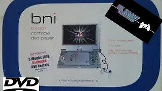 The Bni Portable DVD Player TV & Games Player Unboxing