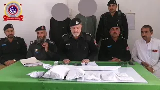 SDPO Circle Dagar Buner Riaz Khan giving details regarding robbery from a house in Dagar area