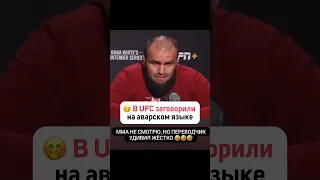 В #UFC заговорили на аварском языке  🤭 #дагестан #кавказ #новости #махачкала #ислам #ннт