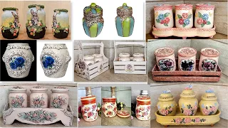 DIY / 9 Best Ideas from recycled Glass jars /Kitchen decor