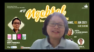 NGOBROL Proses Kreatif Penulis PBK bersama Wimpie Pangkahila