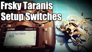 Frsky Taranis X9 Lite How To Setup Switches and AUX Channels in Betaflight with iFlight Cinebee 75hd