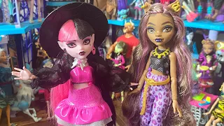 Monster High G3 Core Refresh Draculaura and Clawdeen Wolf Dolls! Unboxing and Review!!