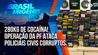 Três policiais da civil são investigados por desvio de 280kg de cocaína