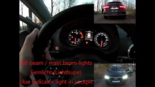 German Driving School Fahrschule English - Learn To Drive In Germany - Video #3 LIGHTS