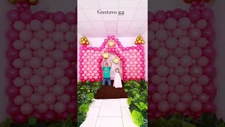 CASTILLO DE GLOBOS 🏰 decoración con globos ✨ como hacer un arco de globos ✨  Gustavo gg