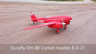 Durafly DH-88 Comet maiden