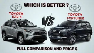 2023 Toyota Rav4 vs 2023 Toyota Fortuner