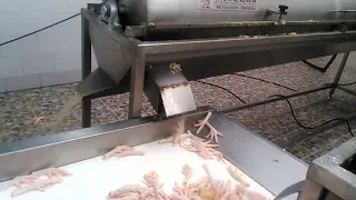 Chicken claw/feet processing equipment