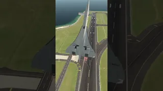 Concorde vertical takeoff, simulation