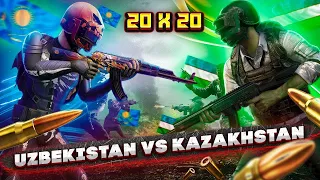 UZBEKISTAN VS KAZAKHSTAN 20x20 TURNIRNI JINNISI BUGUN | PUBG MOBILE