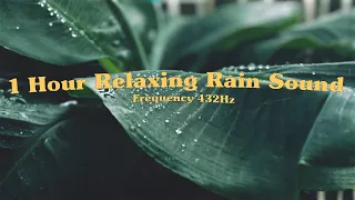 1 Hours Relaxing Rain Sound - 432Hz (Get Relaxed)