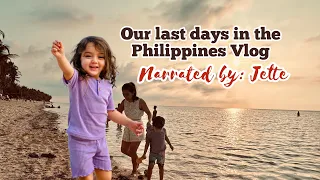 And here’s our vlog during our last days in the Philippines and Ofcourse narrated by Jette!!