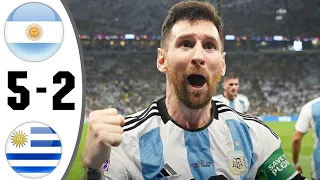 🚨ARGENTINA VS URUGUAY 5-2 ALL GOALS HIGHLIGHT 2023 HD