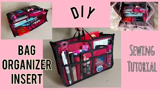 VERY EASY BAG ORGANIZER INSERT SEWING TUTORIAL / PAANO MANAHI NG BAG