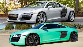 Building an AUDI R8 V10 In 10 MINUTES! *FULL TRANSFORMATION!*