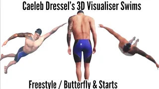 Caeleb Dressel’s 3D Visualiser Swims