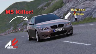 M5 KILLER! BMW 530d E60 (Tuned) - Assetto Corsa (Free Download)
