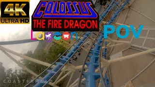 Colossus The Fire Dragon POV {Front Row} 4K 60fps