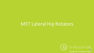 MET: Post Isometric Relaxation Piriformis & Lateral Hip Rotators