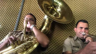 Dobrado Quatro Dias de Viagem - Sd. Freitas (Tuba Bb) e Sd. Célio (Trombone)