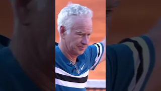 John McEnroe Hits A SABR & Drinks Beer With Fans Mid Match! 🍻