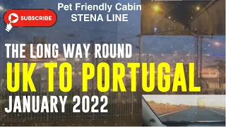 UK 🇬🇧  to Portugal January 2022 by car, driving Holland, Belgium, France, Spain to Portugal 🇵🇹